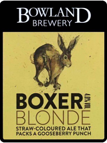 Bowland Brewery Boxer Blonde (Cask)