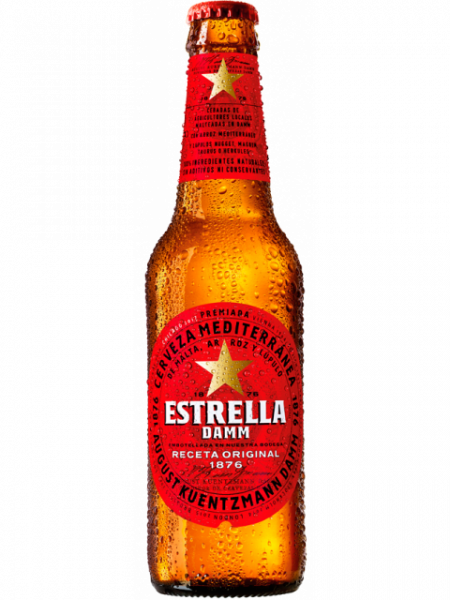 Estrella Damm 24 x 330ml (BOTTLES)