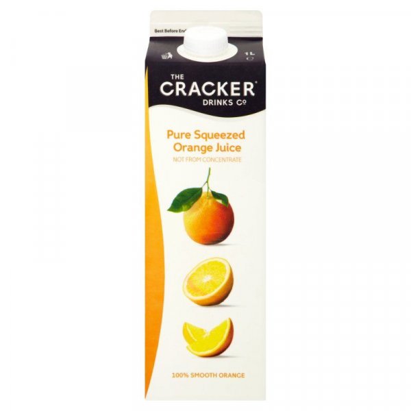 Cracker 100% Pure Orange Juice