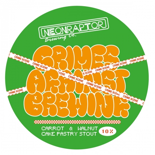 Neon Raptor Crimes Against Brewing Carrot & Walnut Cake (Keg)
