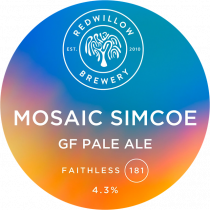 Red Willow F181 Mosaic Simcoe Gluten Free (Cask)