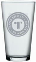 Tapped Brew Co Conical 1/2 Pint Glass 10oz (Box of 48)